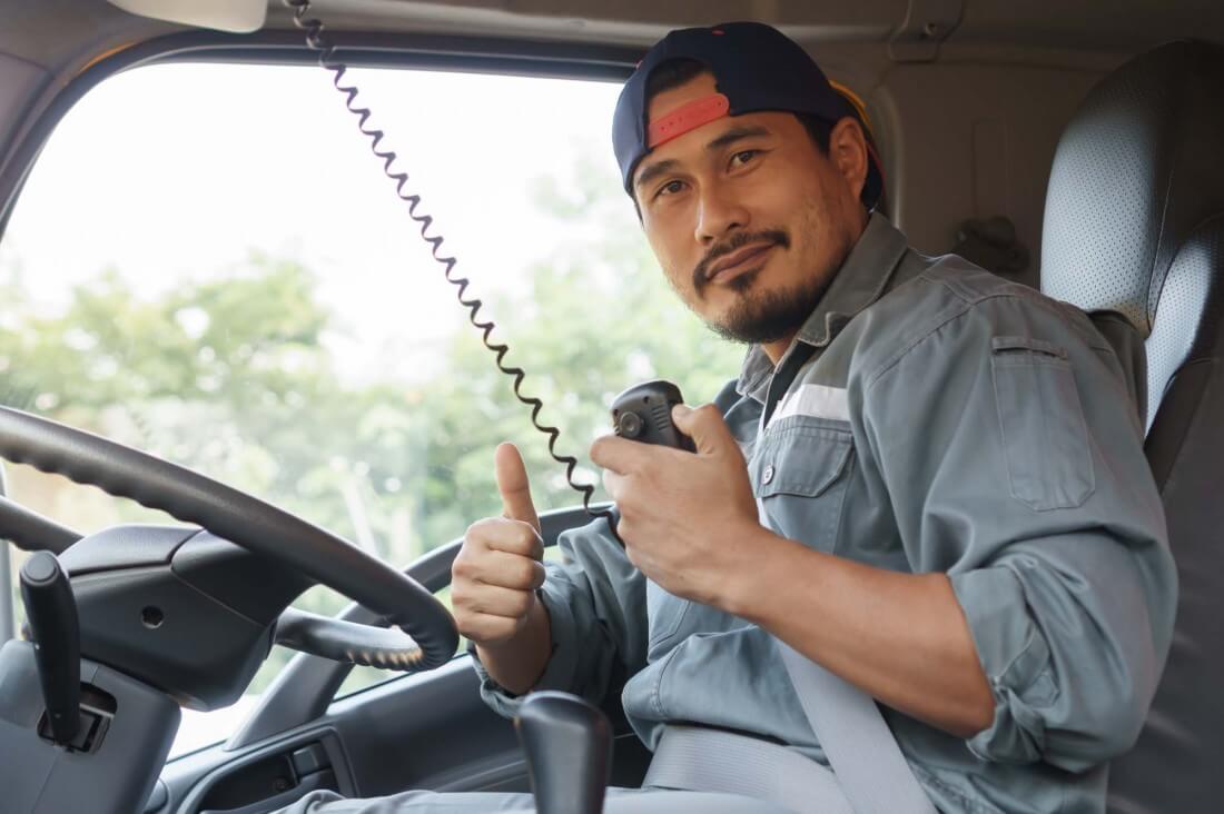 Photo of a Truck Driver